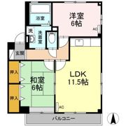 レインボーガーデン D棟の間取り画像