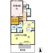 グランツ上薬王寺 C棟の間取り画像