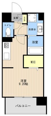 LIBTH新水前寺の間取り画像