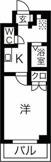 セントラルハイツ内山の間取り画像