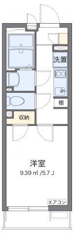 クレイノグリーンブリッジの間取り画像