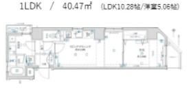 トレステラレジデンス入谷の間取り画像