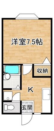 メゾンニューアールの間取り画像