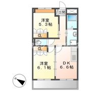 コンフォールⅡの間取り画像