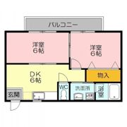 ハイツクレドール2号館の間取り画像