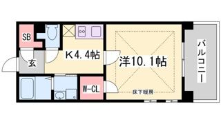 アーバンヴィレッジ兵庫エスタシオンの間取り画像