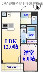 メルヴェール コリーヌの間取り画像