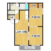 プラテリーアC棟の間取り画像