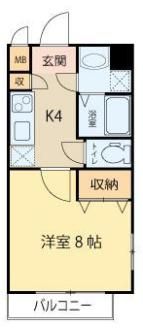 シェルグランデ土樋の間取り画像