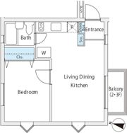 恕庵南麻布の間取り画像