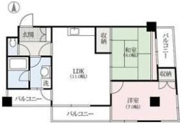フラワーマンションの間取り画像