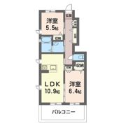 ベルメゾンの丘・下田島の間取り画像
