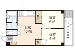 ブランドール ナルミの間取り画像