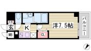 レジュールアッシュ神戸元町の間取り画像