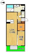 HABITAT YOSHINOの間取り画像