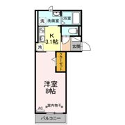 レジデンス大府駅クロスの間取り画像