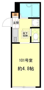 ミレアビターレ北千住の間取り画像