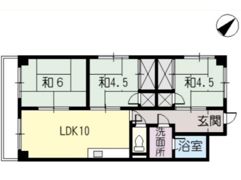 寺西マンションの間取り画像
