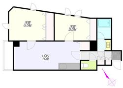 ピュアサクシードともの間取り画像