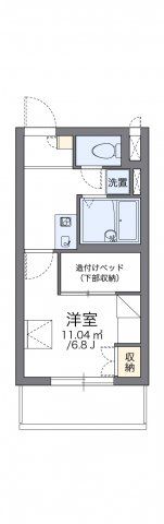 レオパレスヴィルヌーブ川崎Aの間取り画像