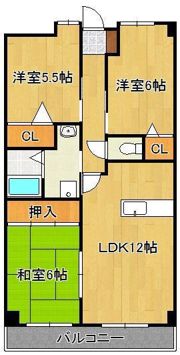 エクセレントリッチ伊崎の間取り画像