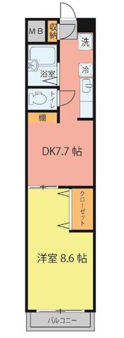 茜館の間取り画像
