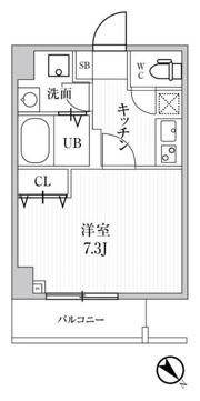 ALTERNA池袋EASTの間取り画像