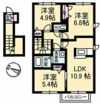 サンフラワー F棟の間取り画像