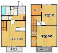 グロワール1番館の間取り画像