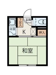 ハイム北原の間取り画像