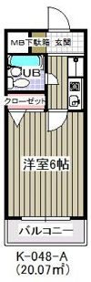 ガーデンヒルズ中山（K－048）の間取り画像