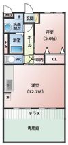ルーム姶の間取り画像