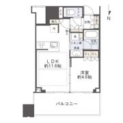 梅田ガーデンレジデンスの間取り画像