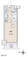 エスティメゾン錦糸町Ⅱの間取り画像