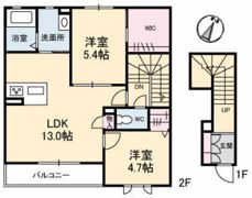シャーメゾンSORAの間取り画像