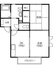 グリーンヒルⅡA棟の間取り画像