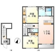 アルページュの間取り画像