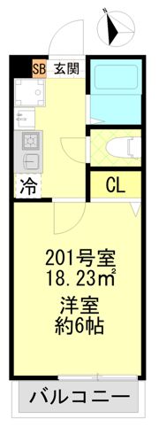 ガーデン一之江の間取り画像