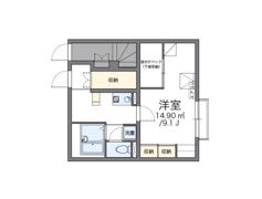 レオパレス日野の間取り画像