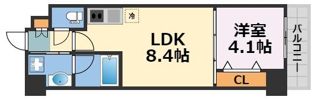 北浜プライマリーワンの間取り画像
