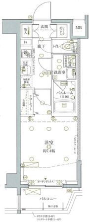 クレヴィスタ板橋ときわ台の間取り画像