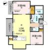 D-residence荘園Bの間取り画像