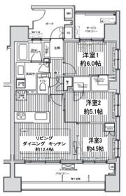 イニシアコート大宮Westの間取り画像