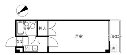 ワイド105の間取り画像