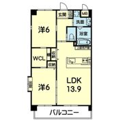 Montini黒髪の間取り画像