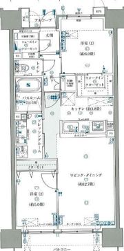 ザサンズ熊本城公園の間取り画像