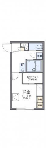 レオパレスみゆき荘の間取り画像