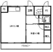 フラットピア88の間取り画像