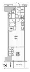 WORVE横浜伊勢佐木町の間取り画像