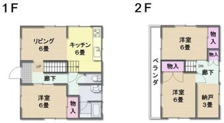追浜戸建の間取り画像